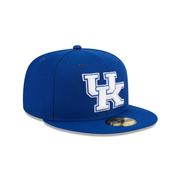 Kentucky New Era 5950 UK Logo Flat Bill Fitted Hat